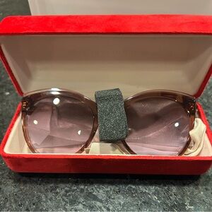 NWT! Carolina Herrera HER 0175/S Nux Brown & Tortoise Women's Sunglasses